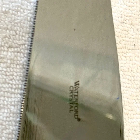 Waterford Crystal Cake Server with Silver Blade. Like New. Gorgeous. #BridalGift - Picture 3 of 4